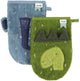 Trixie washandje 2-pack | mr. dino - mrs. elephant