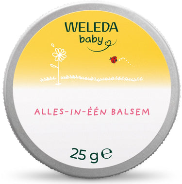 Weleda alles-in-één baby balsem - calendula - voedt beschermt de gevoelige babyhuid - 100% natuurlijke ingrediënten - 25g
