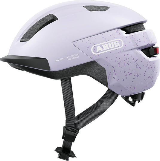 Abus fietshelm purl-y ace light lavender m - 54-58 cm - paars - geschikt voor gebruik op speed pedelecs - elektrische fietsen - snorfietsen - nta-8776 340 g
