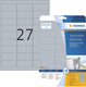 Herma 4592 typeplaatje-etiketten - zilver - a4 - 63,5 x 29,6 mm
