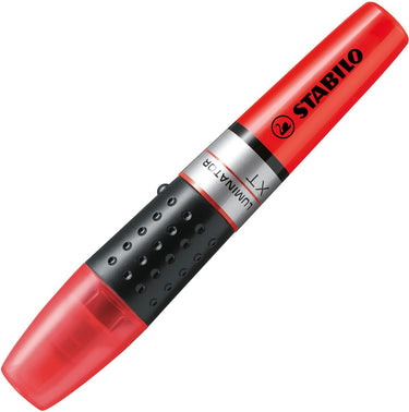 Stabilo luminator - markeerstift - extra grote inkttank - rood - per stuk
