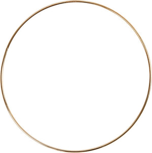 Creativ company cc metalen ring 30 cm goud