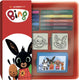 Multiprint bing stempelset en viltstiften in opbergbox voor kinderen.