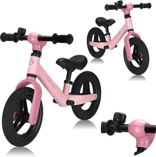 Lionelo toni loopfiets – vanaf 18 mnd – tot 30 kg – lichtgewicht 2,3 kg – verstelbaar zadel stuur – pu wielen – voetsteun – abec-7 lagers – stuurbegrenzing 120° – ergonomisch – en 71-1 gecertificeerd