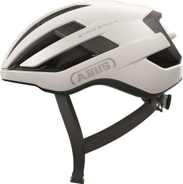 Abus fietshelm wingback polar white s - 51-55 cm - wit - geschikt voor gebruik op racefietsen - gravelbikes - 230 g