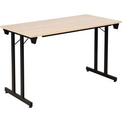 Fliptop tafel sodematub ft127tpmu-6100 rechthoekig esdoorn