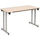 Fliptop tafel sodematub ft127tpmu-6500 rechthoekig esdoorn