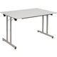 Fliptop tafel sodematub ft128tpmu-9500 rechthoekig grijs