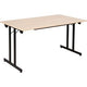 Fliptop tafel sodematub ft148tpmu-6100 rechthoekig esdoorn