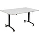 Fliptop tafel sodematub fthv3148r-r400 rechthoekig grijs