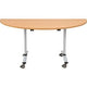 Fliptop tafel sodematub fthv3168d-l500 halfrond beuken