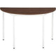 Tafel sodematub ft126dero-5c1c halfrond walnoot