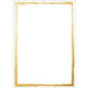 Briefpapier sigel dp614 golden frame wit
