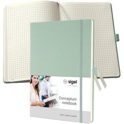 Schrijfblok sigel co680 harde kaft mintgroen
