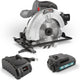 Powerplus powebcss1 cirkelzaag - 18v ã˜ 165mm - incl. batterij 18v 1.5ah + lader