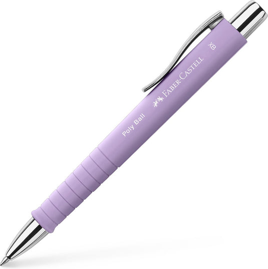 Faber-castell balpen - polyball - xb - sweet lilac - fc-241104