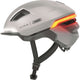 Abus fietshelm hyp-e gleam silver m - 54-58 cm - zilver - geschikt voor gebruik op speed pedelecs - elektrische fietsen - snorfietsen - nta-8776 580 g