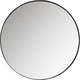 Woood doutzen spiegel - metaal - zwart - 80x80x5