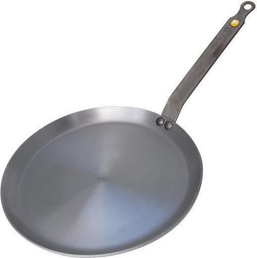 Debuyer de buyer mineral b pannenkoekenpan 30 cm – crêpepan – plaatstaal – pfas-vrij – natuurlijk antiaanbak effect – made in france