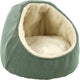 Flamingo kattenbed – katten slaapmand – kattenhuis – kattenhol – cat cave – groen, 46 x 46 x 36 cm – slaapplaats lana