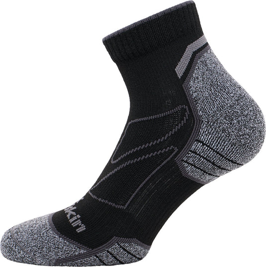 Jack wolfskin vojo light sock low c unisex sportsokken-black