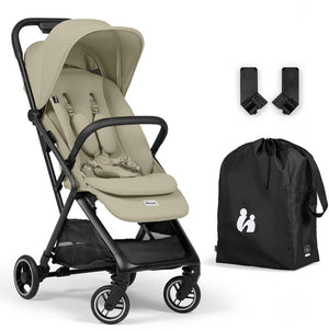 Hauck fly n care - supercompacte reisbuggy voor reislustige ouders - sage green