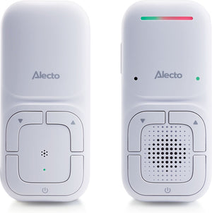 Alecto babyfoon - audio babyfoon - full eco dect - lange stand-by tijd - dbx130 - wit