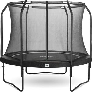 Salta premium black edition - trampoline met veiligheidsnet - ø 251 cm - zwart