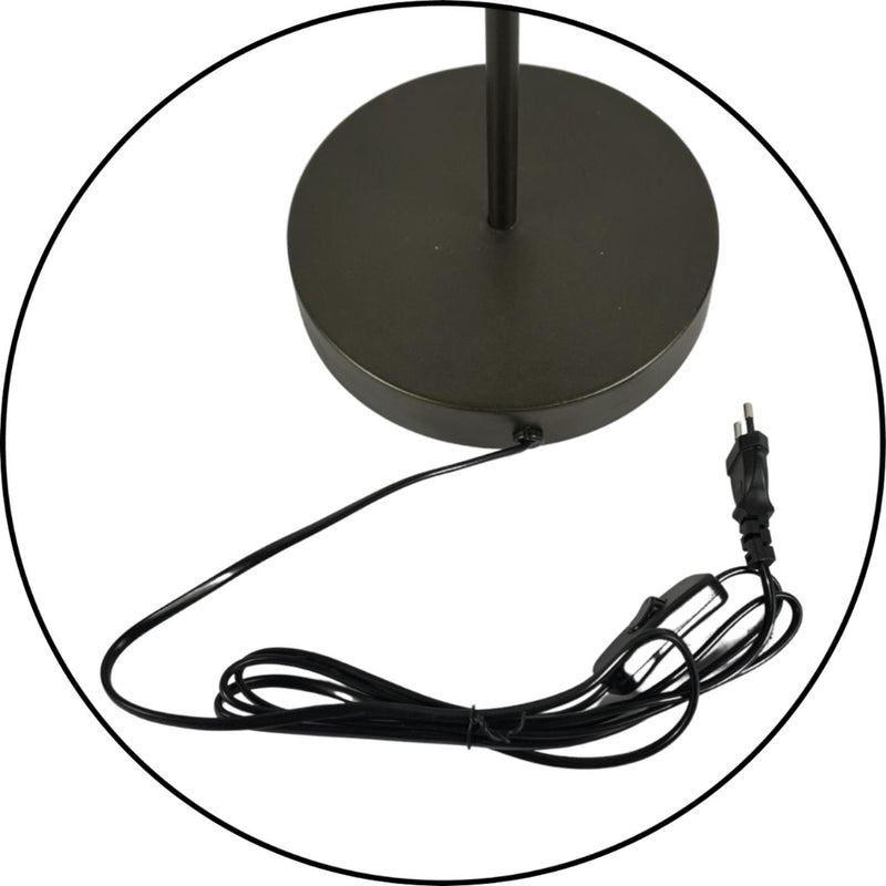 Load image into Gallery viewer, Ngk tafellamp glas en metaal 65cm
