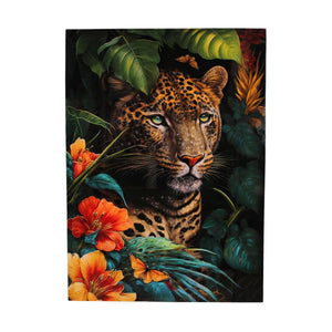 Dijk natural collections muurkunst tijger canvas 70x2,5x100cm
