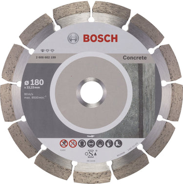 Bosch - diamantdoorslijpschijf standard for concrete 180 x 22,23 x 2 x 10 mm