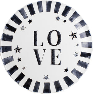 Blond amsterdam -x noir - bord love - 31 cm