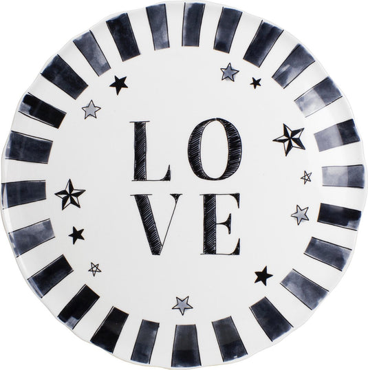 Blond amsterdam -x noir - bord love - 31 cm