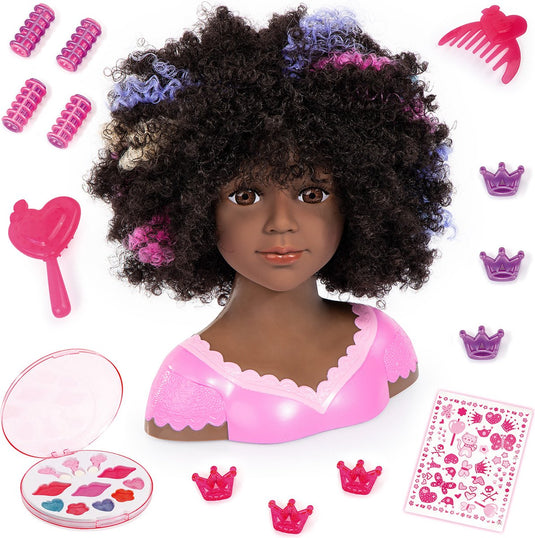 Bayer design - charlene super model kaphoofd - make-up - haaraccessoires