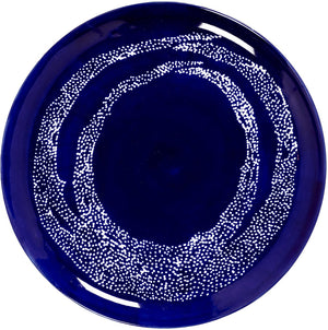 Serax - ottolenghi feast - bord l - donkerblauw wit - 26 ø - 2 stuks