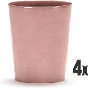 Serax - ottolenghi feast - theekop - roze - 8 ø - 4 stuks