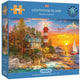 Gibsons - lighthouse island (door dominic davison) - 500 stukjes 48×34cm (b×h) - legpuzzel voor volwassenen