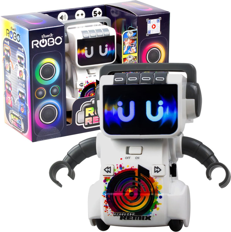 Afbeelding laden in galerijviewer, Silverlit robo remix blauw dansrobot - met licht en geluid
