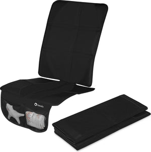 Lionelo sikker - beschermende mat onder de zitting - antislip, waterdicht, schokbestendig, verstelbare bevestigingsriemen, compatibel met isofix