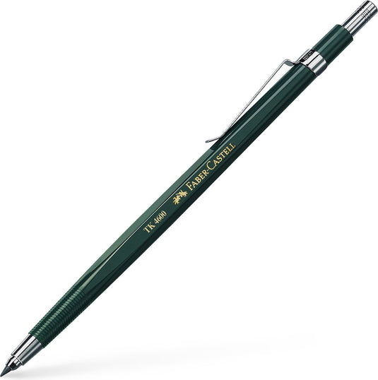 Faber-castell vulpotlood - tk 4600 - hb - 2.0mm - groen - fc-134600
