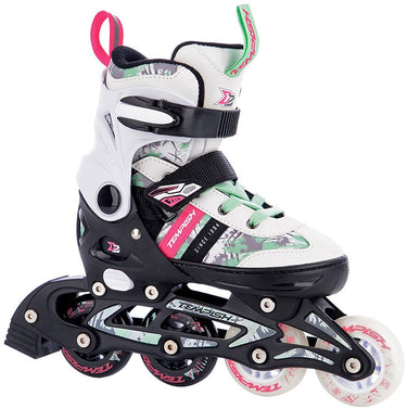 Tempish dasty 2 skeelers - inline skates - verstelbaar - kinderen - wit - maat 37-40
