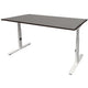 Bureau schaffenburg lin-pl168-logw-m25 spaanplaat, metaal multikleur