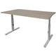 Bureau schaffenburg lin-pl168-roba-m25 spaanplaat, metaal multikleur
