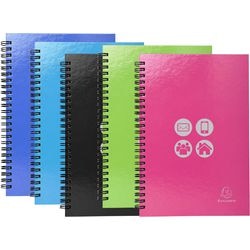 Adresboek exacompta 18729e karton, papier kleurenassortiment