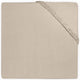 Jollein - baby hoeslaken ledikant jersey (nougat) - katoen - 60x120cm