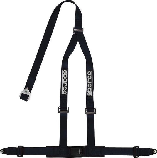 Sparco 3-punts sportgordel - zwart - incl. schroefbevestiging (e-keur)