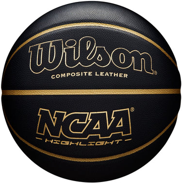 Wilson ncaa highlight basketbal maat 7 - zwart goud