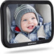 Deryan luxe xl autospiegel baby verstelbaar - kinderspiegel auto - achterbank spiegel baby