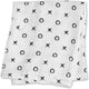 Lulujo - hydrofiele doek - swaddle - bamboo - 120x120 cm - hugs kisses