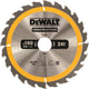 Dewalt serie - houtzaagblad - 190mm - 24 tanden - anti-stick